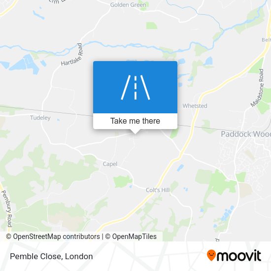 Pemble Close map