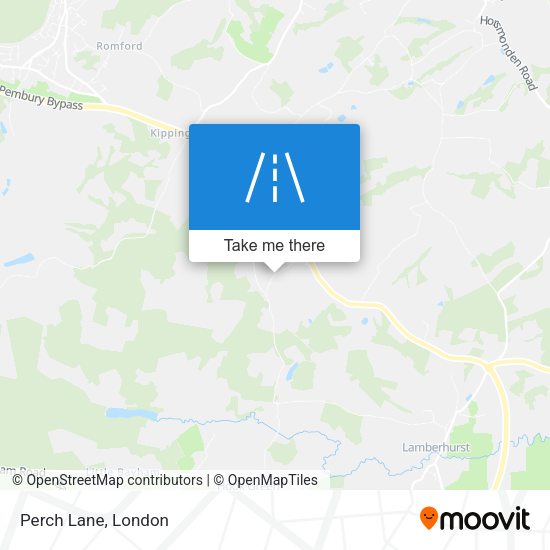 Perch Lane map