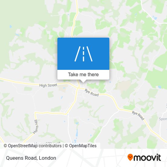 Queens Road map