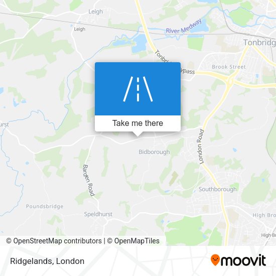 Ridgelands map