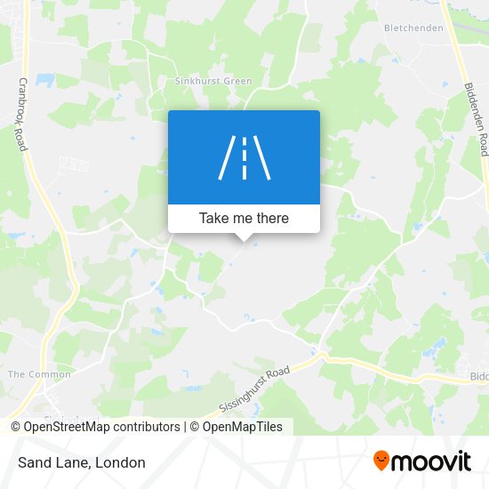 Sand Lane map