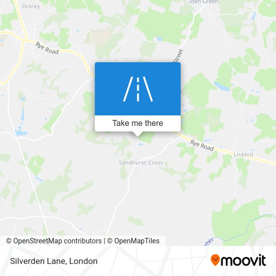 Silverden Lane map