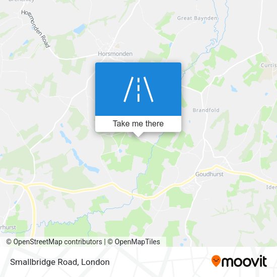 Smallbridge Road map