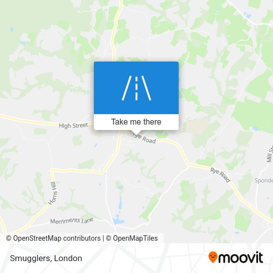 Smugglers map