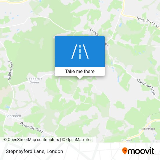 Stepneyford Lane map