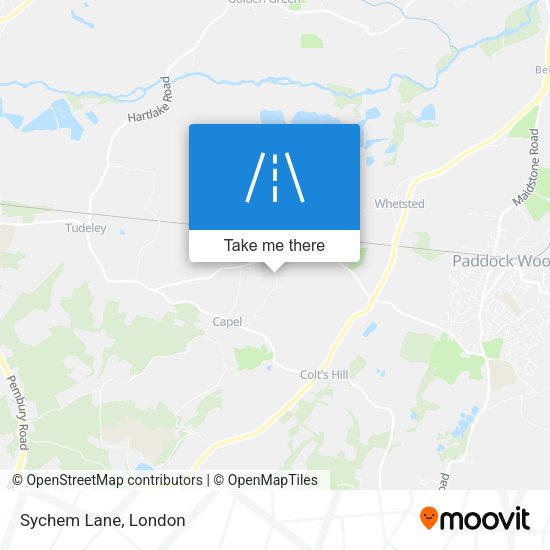 Sychem Lane map