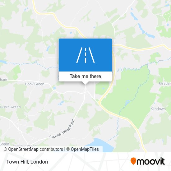 Town Hill map