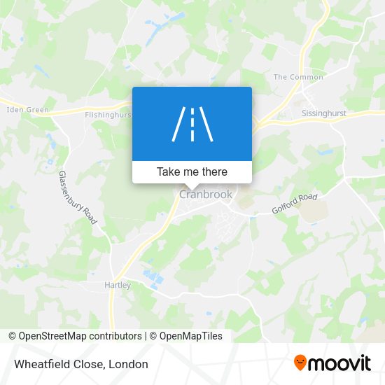 Wheatfield Close map