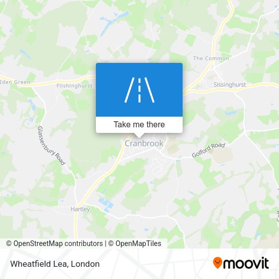 Wheatfield Lea map