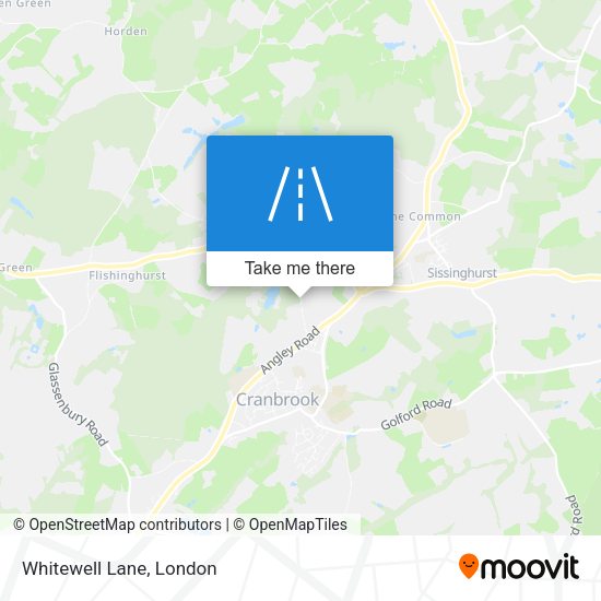 Whitewell Lane map