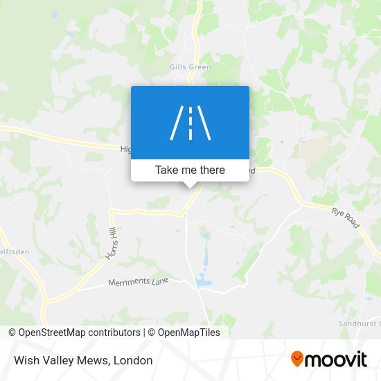 Wish Valley Mews map