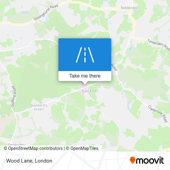 Wood Lane map