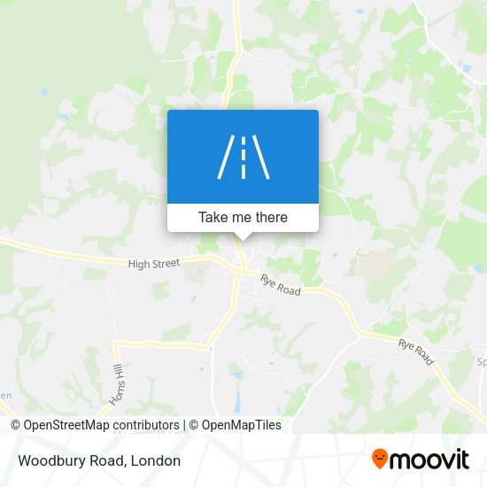 Woodbury Road map