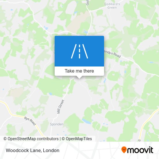 Woodcock Lane map