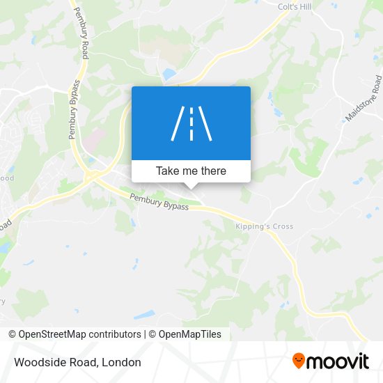 Woodside Road map