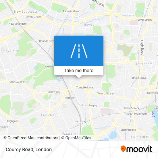 Courcy Road map