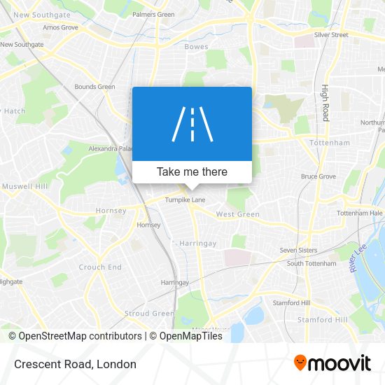 Crescent Road map