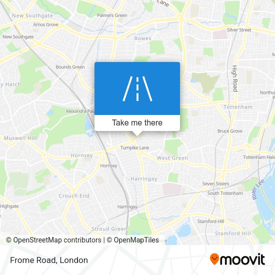 Frome Road map