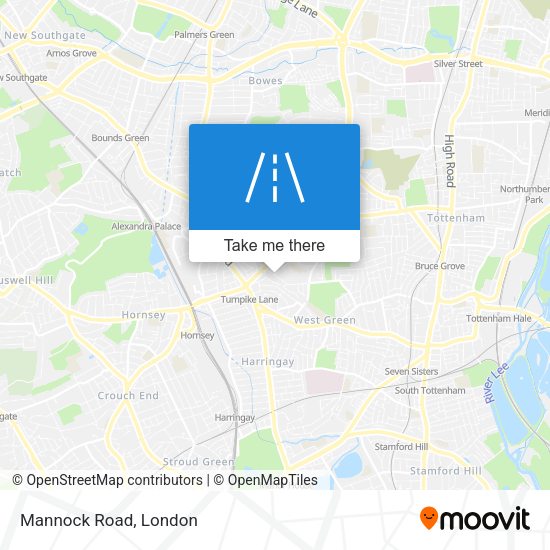 Mannock Road map