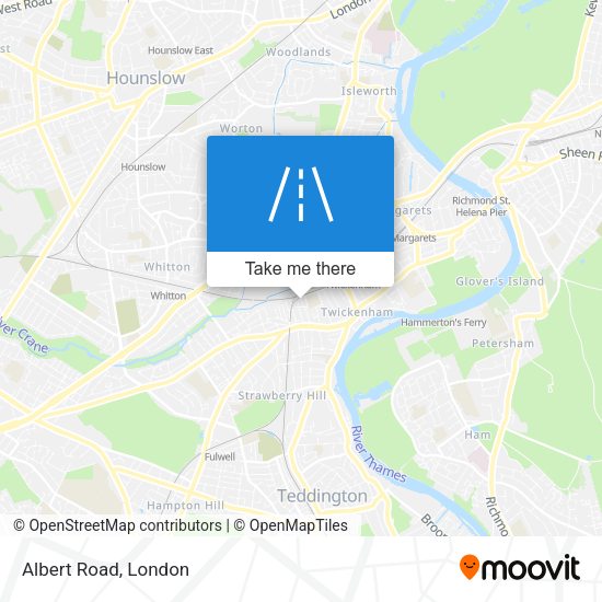 Albert Road map