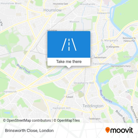 Brinsworth Close map