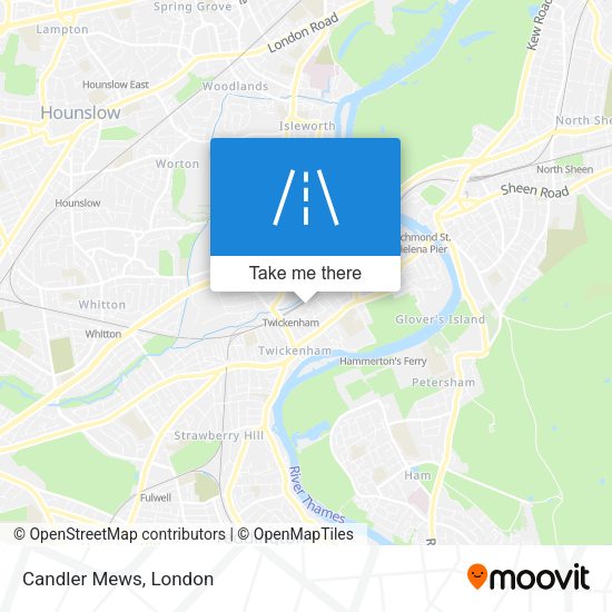 Candler Mews map