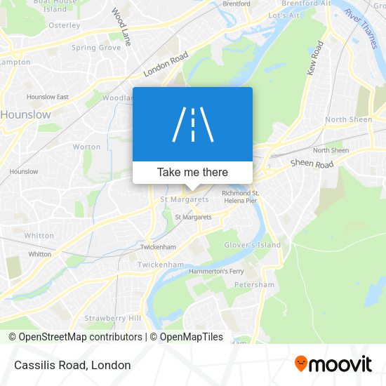 Cassilis Road map
