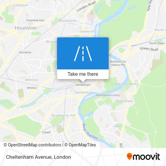 Cheltenham Avenue map