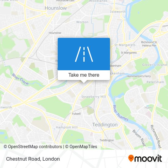 Chestnut Road map