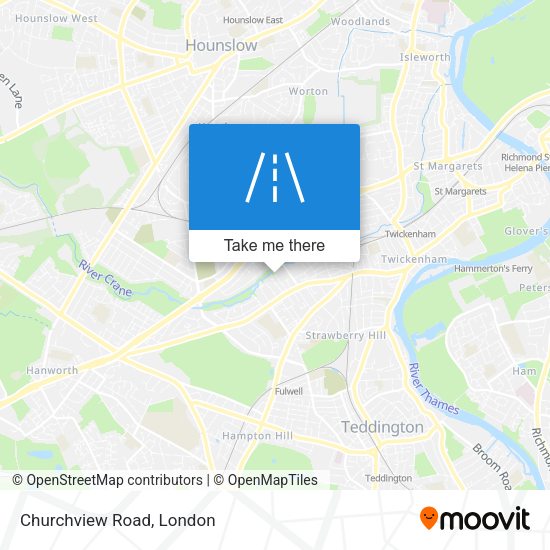 Churchview Road map