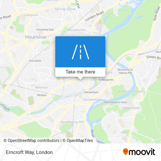 Erncroft Way map