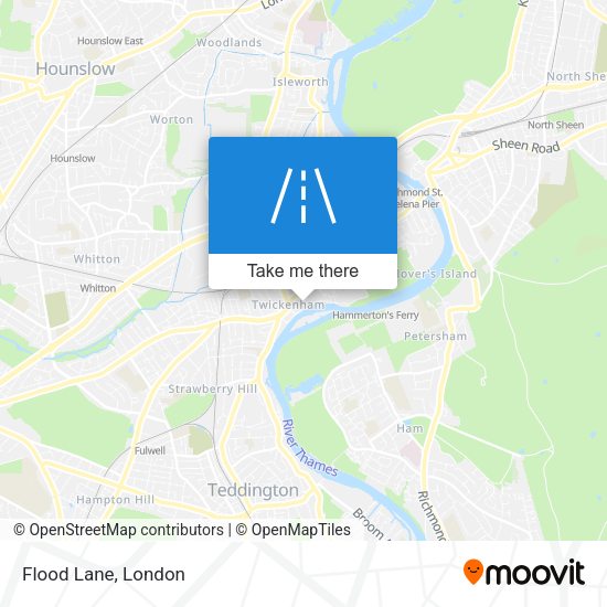 Flood Lane map