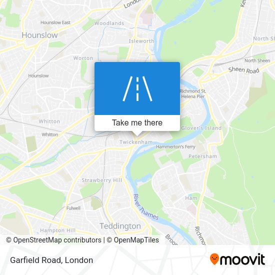 Garfield Road map