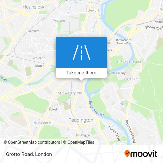 Grotto Road map