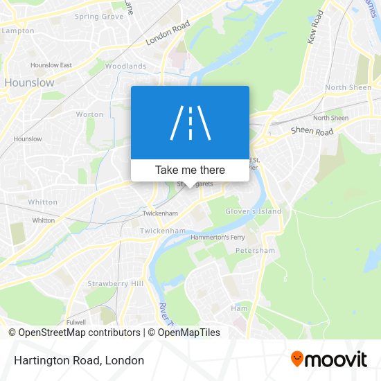 Hartington Road map