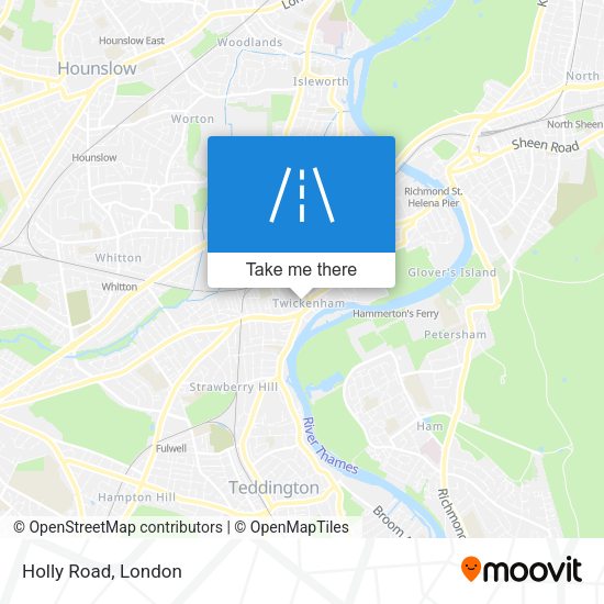 Holly Road map