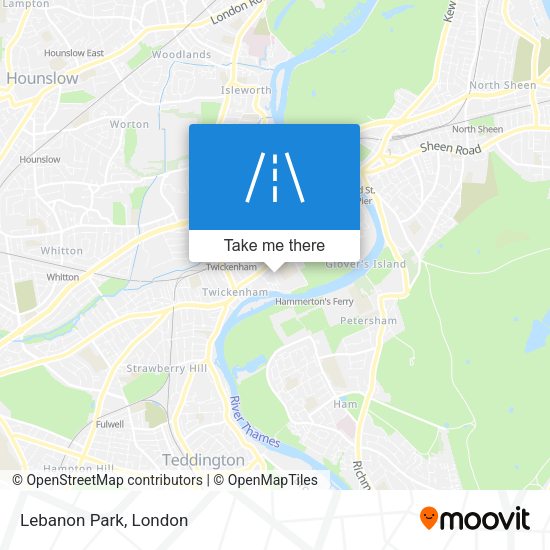 Lebanon Park map