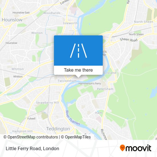 Little Ferry Road map