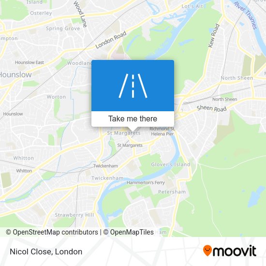 Nicol Close map