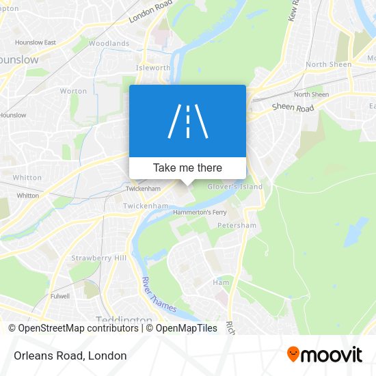 Orleans Road map