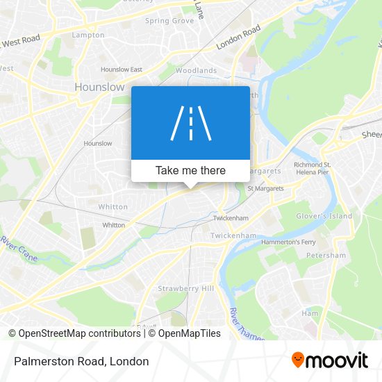 Palmerston Road map