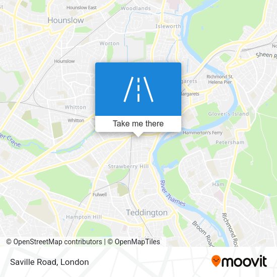 Saville Road map