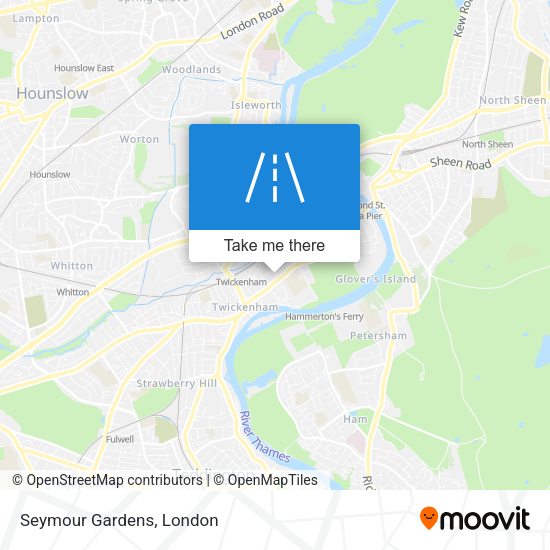 Seymour Gardens map