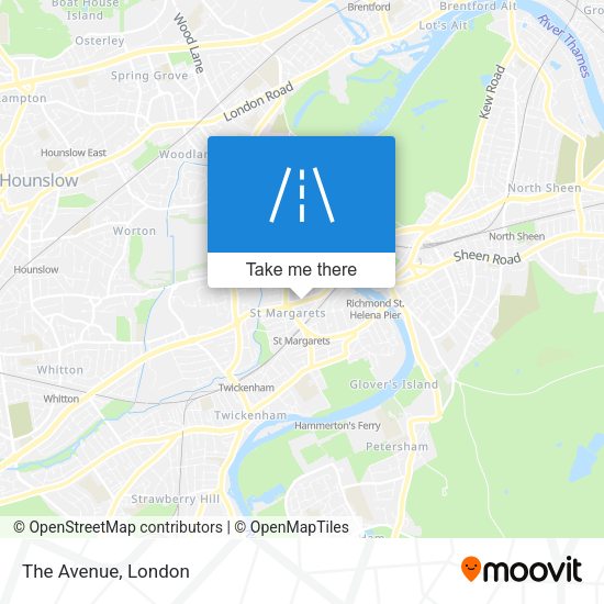 The Avenue map