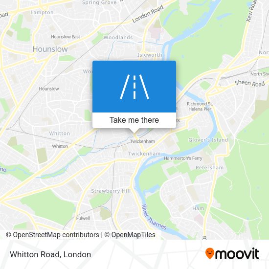 Whitton Road map