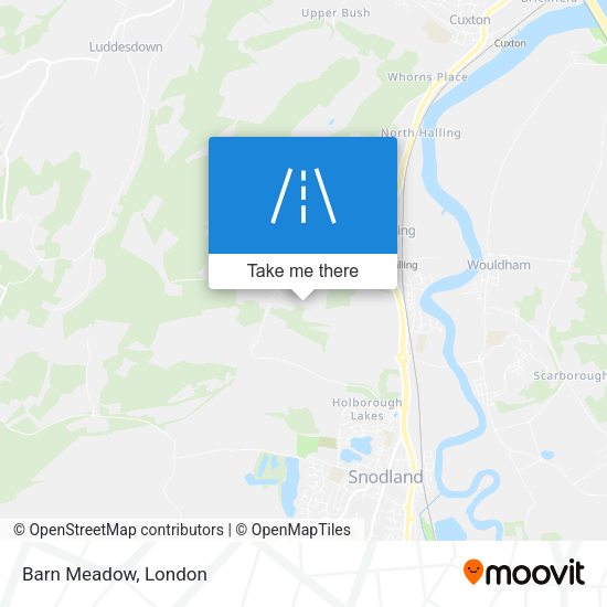 Barn Meadow map