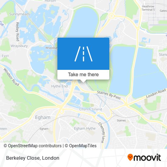 Berkeley Close map