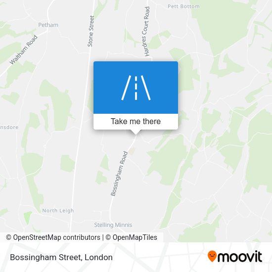 Bossingham Street map
