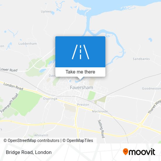 Bridge Road map