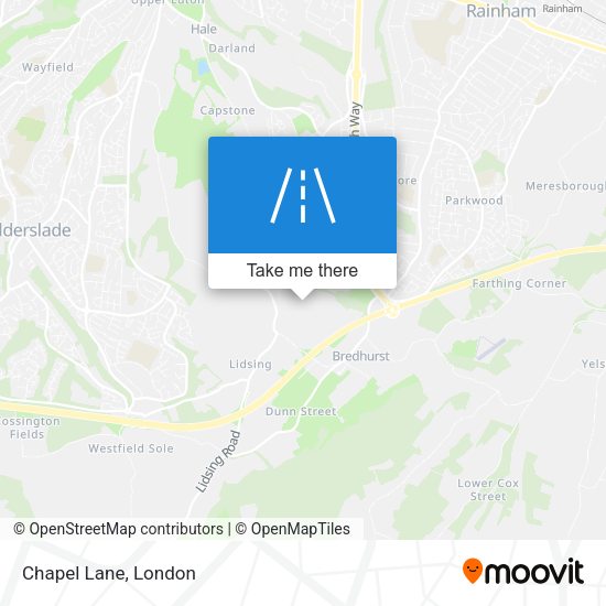 Chapel Lane map